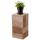 Blumentisch HWC-A15, Blumensule Blumenstnder, Tanne Holz rustikal massiv MVG-zertifiziert ~ 60cm