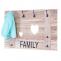 Wandgarderobe HWC-C89 Family, Garderobenpaneel Garderobe, Shabby-Look Vintage, 8 Haken 60x90cm ~ naturbraun