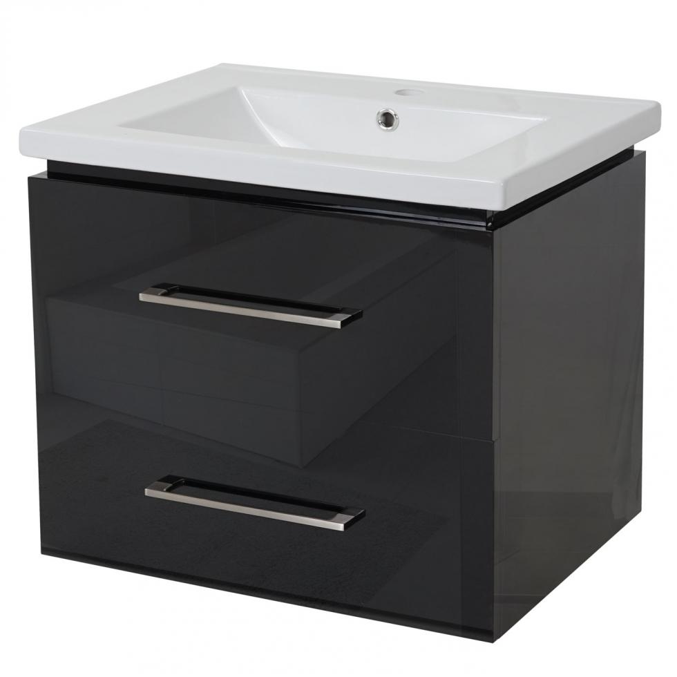 Details zu Premium Waschbecken + Unterschrank MCW-D11, Waschtisch, hochglanz 11cm schwarz Details zu Premium Waschbecken + Unterschrank MCW-D11, Waschtisch, hochglanz 11cm schwarz