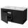 Waschbecken + Unterschrank HWC-D16, Waschbecken Waschtisch, FSC®-zertifiziert, hochglanz 90cm ~ schwarz Waschbecken + Unterschrank HWC-D16, Waschbecken Waschtisch, FSC®-zertifiziert, hochglanz 90cm ~ schwarz