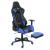 Relax-Brostuhl HWC-D25 XXL, Schreibtischstuhl Gamingstuhl, 150kg belastbar Fusttze ~ schwarz/blau