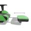 Relax-Brostuhl HWC-D25 XXL, Schreibtischstuhl Gamingstuhl, 150kg belastbar Fusttze ~ schwarz/grn