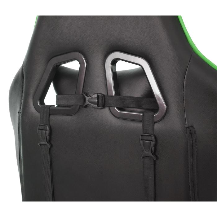 Relax-Brostuhl HWC-D25 XXL, Schreibtischstuhl Gamingstuhl, 150kg belastbar Fusttze ~ schwarz/grn