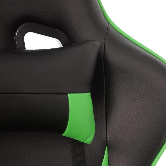 Relax-Brostuhl HWC-D25 XXL, Schreibtischstuhl Gamingstuhl, 150kg belastbar Fusttze ~ schwarz/grn