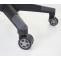 Relax-Brostuhl HWC-D25 XXL, Schreibtischstuhl Gamingstuhl, 150kg belastbar Fusttze Stoff/Textil ~ schwarz/grau
