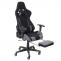 Relax-Brostuhl HWC-D25 XXL, Schreibtischstuhl Gamingstuhl, 150kg belastbar Fusttze Stoff/Textil ~ schwarz/grau