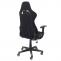 Relax-Brostuhl HWC-D25 XXL, Schreibtischstuhl Gamingstuhl, 150kg belastbar Fusttze Stoff/Textil ~ schwarz/grau