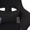 Relax-Brostuhl HWC-D25 XXL, Schreibtischstuhl Gamingstuhl, 150kg belastbar Fusttze Stoff/Textil ~ schwarz/grau