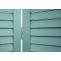 Defekte Ware (Holz hat Risse und ist zerkratzt SK7) | Paravent HWC-C30 Raumteiler Trennwand Shabby-Look 170x205cm ~ grn