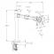 Monitorhalter HWC-D38, VESA bis 75x75/100x100mm schwenkbar neigbar drehbar bis 9kg ~ einarmig