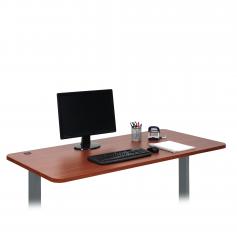 Tischplatte HWC-D40 für Schreibtische, Schreibtischplatte, 160x80cm ~ natur