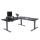 Eck-Schreibtisch HWC-D40, Computertisch elektrisch höhenverstellbar 178x178cm 84kg MVG ~ schwarz, anthrazit-grau Eck-Schreibtisch HWC-D40, Computertisch elektrisch höhenverstellbar 178x178cm 84kg MVG ~ schwarz, anthrazit-grau