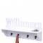 Wandgarderobe HWC-D41 Willkommen, Garderobe Regal, 4 Haken massiv 30x60x13cm ~ wei
