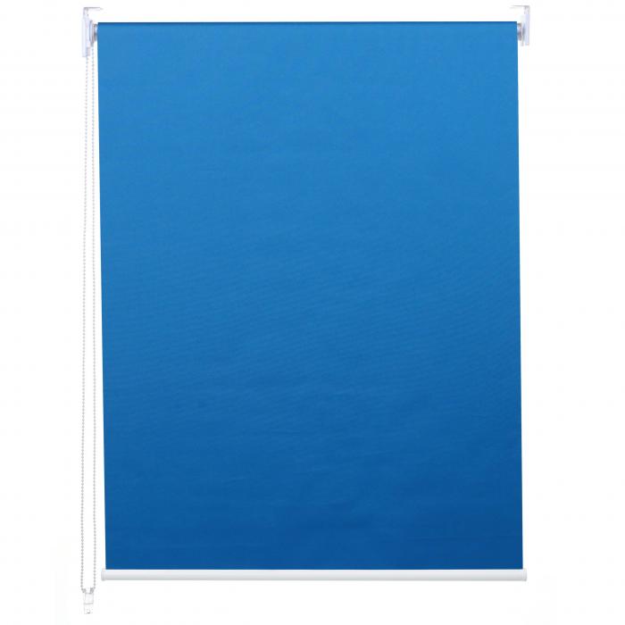 Rollo HWC-D52, Fensterrollo Seitenzugrollo Jalousie, 60x230cm Sonnenschutz  Verdunkelung blickdicht ~ blau von Heute-Wohnen
