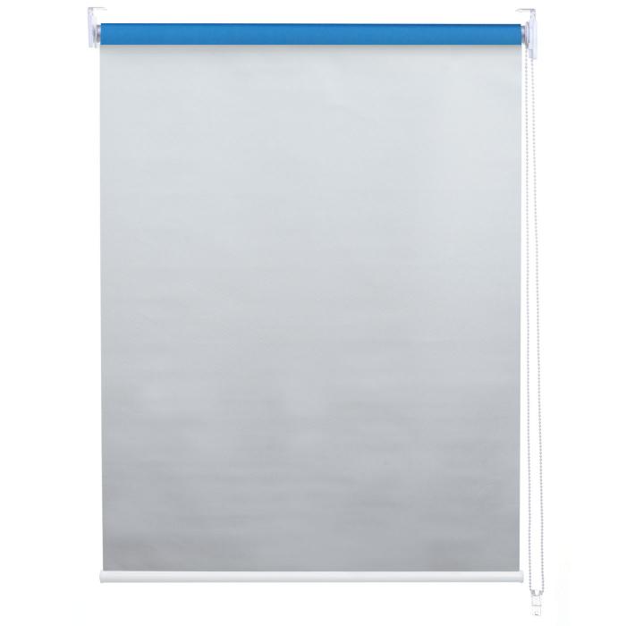 Rollo HWC-D52, Fensterrollo Seitenzugrollo Jalousie, 40x160cm Sonnenschutz Verdunkelung blickdicht ~ blau