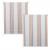 2er-Set Rollo HWC-D52, Fensterrollo Seitenzugrollo Jalousie, 120x230cm Sonnenschutz blickdicht ~ grau/braun/orange