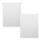 2er-Set Rollo HWC-D52, Fensterrollo Seitenzugrollo Jalousie, 100x160cm Sonnenschutz blickdicht ~ wei