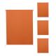 4er-Set Rollo HWC-D52, Fensterrollo Seitenzugrollo Jalousie, 100x160cm Sonnenschutz blickdicht ~ orange
