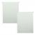 2er-Set Rollo HWC-D52, Fensterrollo Seitenzugrollo Jalousie, 120x230cm Sonnenschutz blickdicht ~ creme