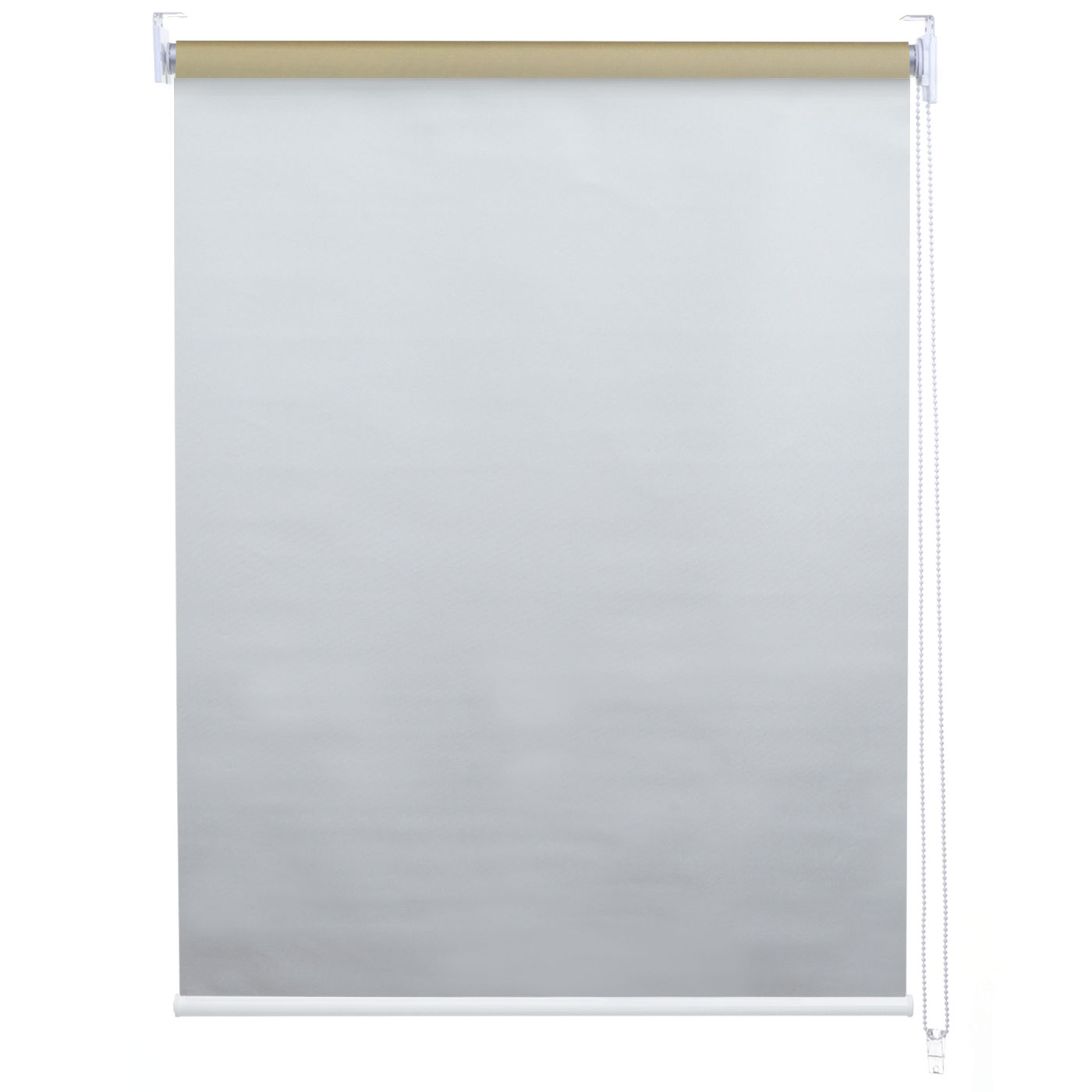 Rollo Verdunkelung blickdicht 40x160cm Jalousie, ~ HWC-D52, von Fensterrollo Sonnenschutz beige Seitenzugrollo Heute-Wohnen