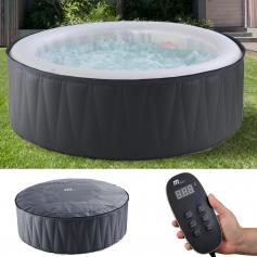 Whirlpool MSpa HWC-A62, 4 Personen In-/Outdoor heizbar aufblasbar  180cm FI-Schalter