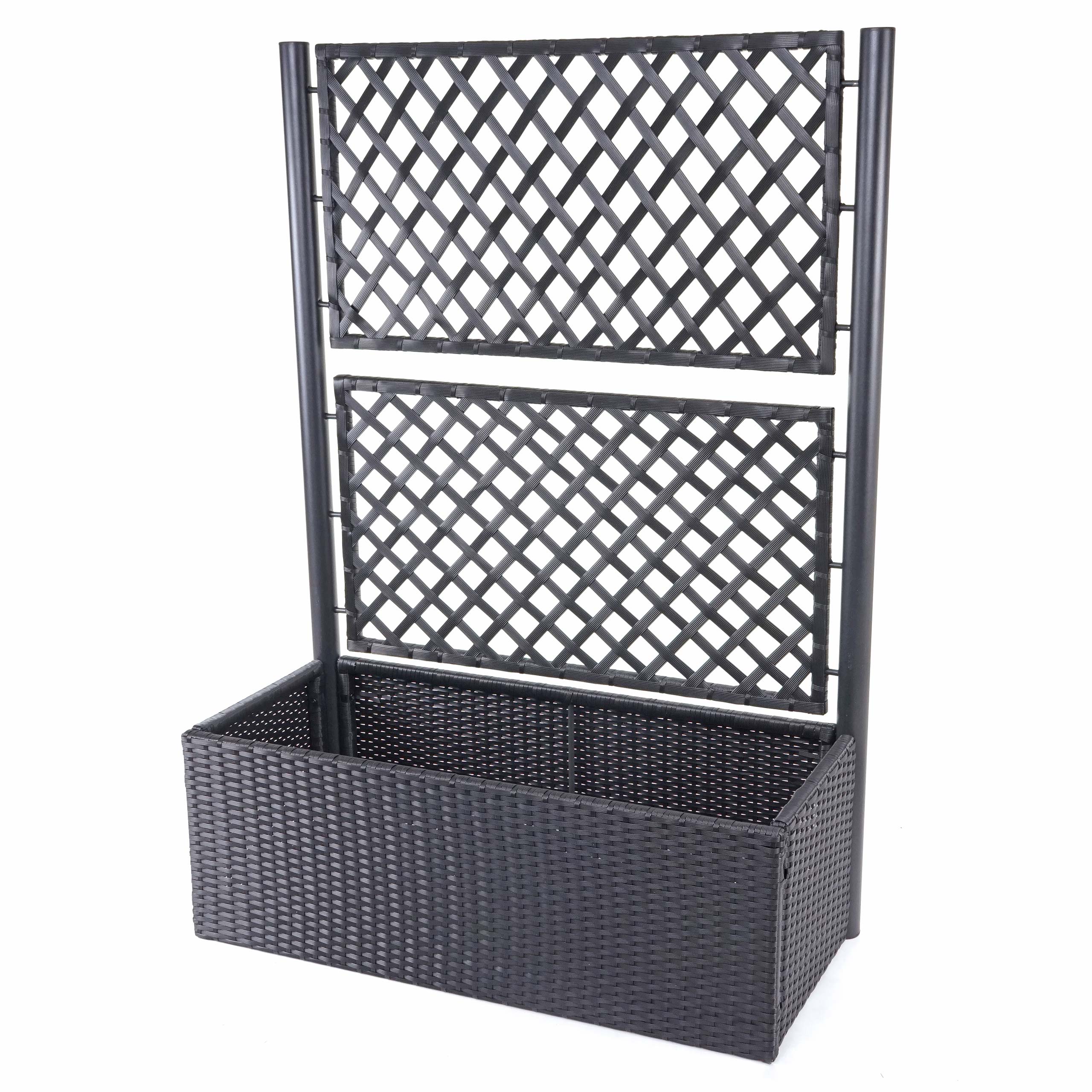 Poly-Rattan Rankgitter HWC-D76