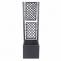 Poly-Rattan Rankgitter HWC-D76, Pflanzkasten Rankhilfe, 142x43x43cm ~ anthrazit