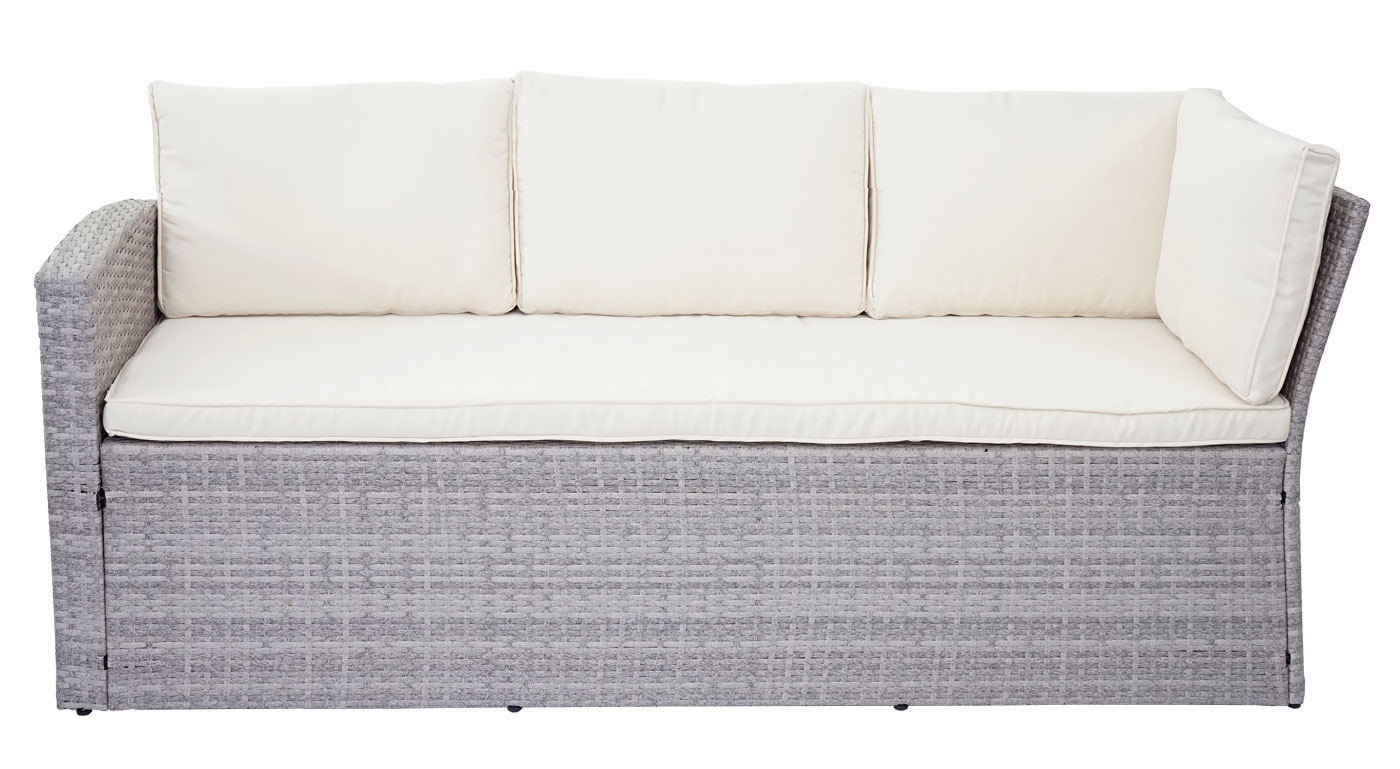 Poly-Rattan-Garnitur HWC-A29 Sofa-Element 1