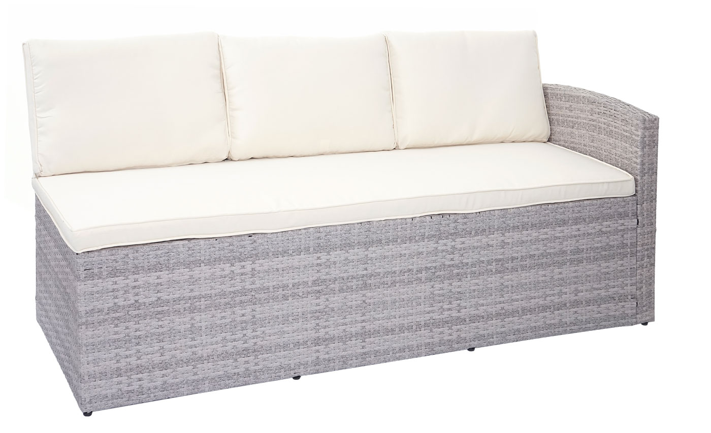 Poly-Rattan-Garnitur HWC-A29 Sofa-Element 2