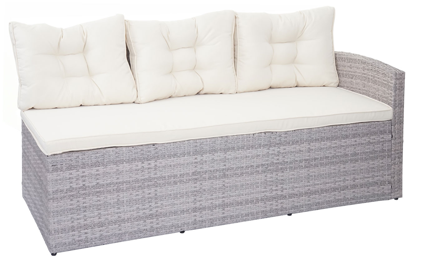 Poly-Rattan-Garnitur HWC-A29 Sofa-Element 2