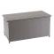 Poly-Rattan Kissenbox HWC-D88, Gartentruhe Auflagenbox Truhe ~ Basic grau, 51x115x59cm 250l