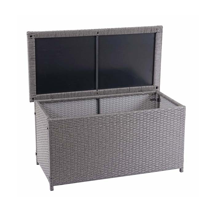 Poly-Rattan Kissenbox HWC-D88