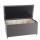Poly-Rattan Kissenbox HWC-D88, Gartentruhe Auflagenbox Truhe ~ Premium grau, 51x115x59cm 250l