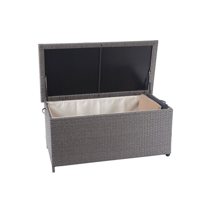 Poly-Rattan Kissenbox HWC-D88