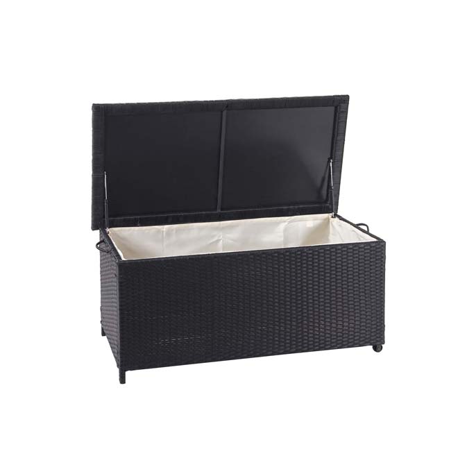 Poly-Rattan Kissenbox HWC-D88