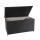 Poly-Rattan Kissenbox HWC-D88, Gartentruhe Auflagenbox Truhe ~ Premium schwarz, 80x160x94cm 950l