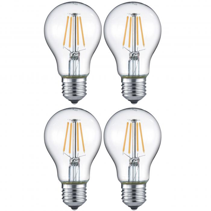 Trio LED-Leuchtmittel RL187, Filament Glhbirne Leuchte, E27 4W EEK E, warmwei ~ 4er Set