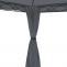 Pergola Cadiz, Garten Pavillon, stabiles 7cm-Gestell mit Seitenwand + Moskitonetz ~ grau 4x3m