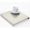 Armlehnen-Ablage HWC-C67, Sofa-Butler Tablett, Edelstahl 25cm 1 Stck