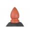 Gastronomie Holz-Sonnenschirm HWC-C57, Gartenschirm, Polyester/Holz 14kg, eckig 3x3m Seilzug stosicher ~ anthrazit