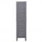 Paravent HWC-G30, Trennwand Sichtschutz Raumteiler, Shabby-Look 170x120cm ~ grau