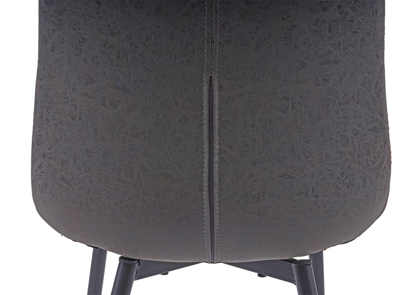 HWC-E56 Stuhl grau Detailbild Hinten ansicht