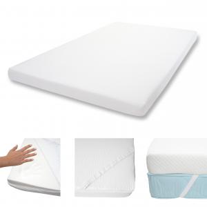 10cm Memoryfoam-Matratzentopper HWC-E63, Topper Matratzenauflage Matratzenschoner ~ 140x200cm Viscoschaum