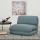 Schlafsessel HWC-E68, Schlafsofa Funktionssessel Klappsessel Relaxsessel, Stoff/Textil ~ grau-blau