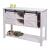 Kommode HWC-D57, Schiebetrenschrank Sideboard Schrank, Shabby-Look Vintage 81x102x34cm ~ wei