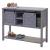 Kommode HWC-D57, Schiebetrenschrank Sideboard Schrank, Shabby-Look Vintage 81x102x34cm ~ dunkelgrau