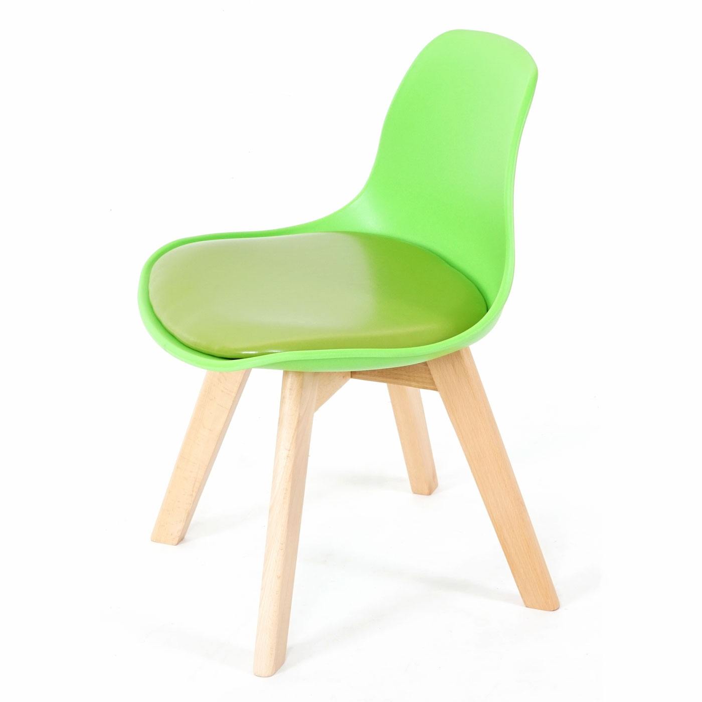 Mendler Set 2X sedie per Bambini HWC-E81 Ecopelle plastica Verde 