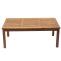 Lounge-Tisch HWC-E99, Gartentisch Tisch Beistelltisch Balkontisch, Akazie Holz massiv MVG-zertifiziert 100x50 cm, braun