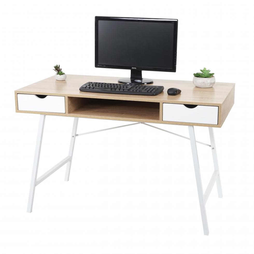 Equipements Professionnels Bureau Table D Ordinateur Blanc 121x70cm 3d Structure Bureau Mcw A27 Maleinfertility Workshop Org