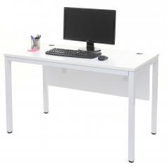 Schreibtisch HWC-E94, Brotisch Computertisch wei FSC-zertifiziert 76x120x60cm